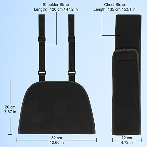 Arm Sling Shoulder Immobilizer Adjustable Support Brace Black k7