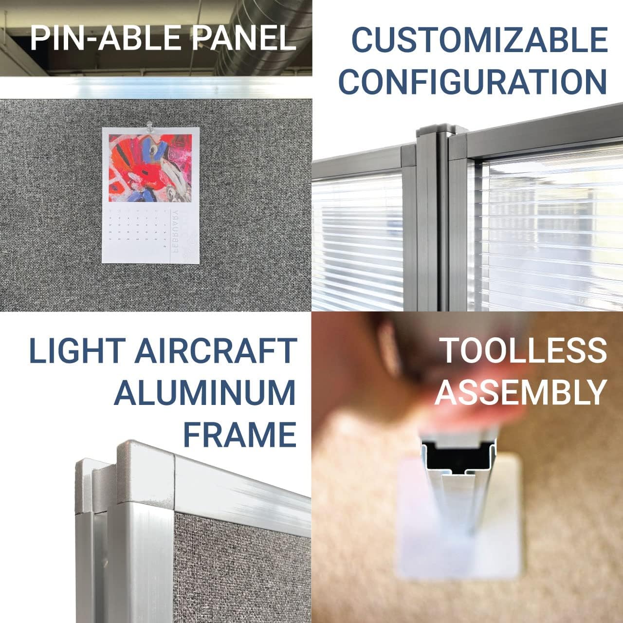 Office Electric Cubicle Divider Privacy Panels q7k