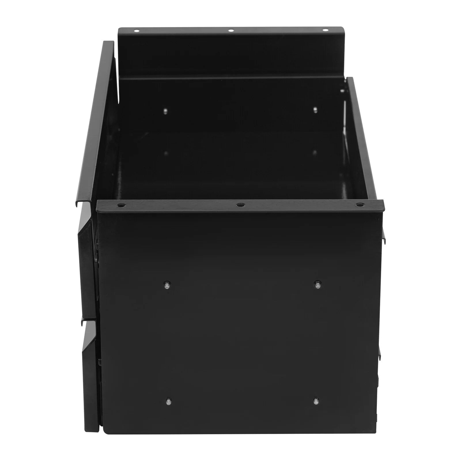 Under Desk Sliding Drawer Organizer, Black Steel Storage Tray a7