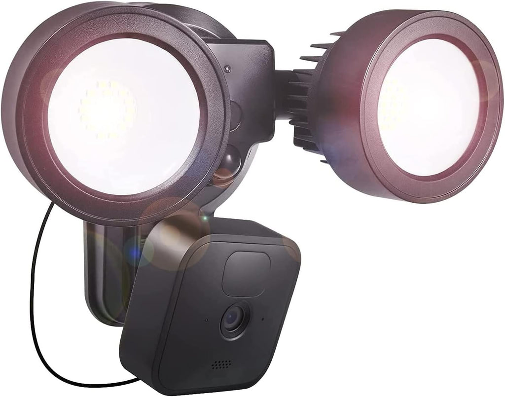 Wasserstein 3-in-1 Floodlight, Charger and Mount Compatible with Blink Outdoor & Blink XT2/XT Camera - Turn Your Blink Camera into a Powerful Floodlight (White) (Blink Camera NOT Included)