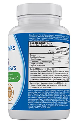 Probiotic Chewable Tablets Wild Berry Sugar Free a7