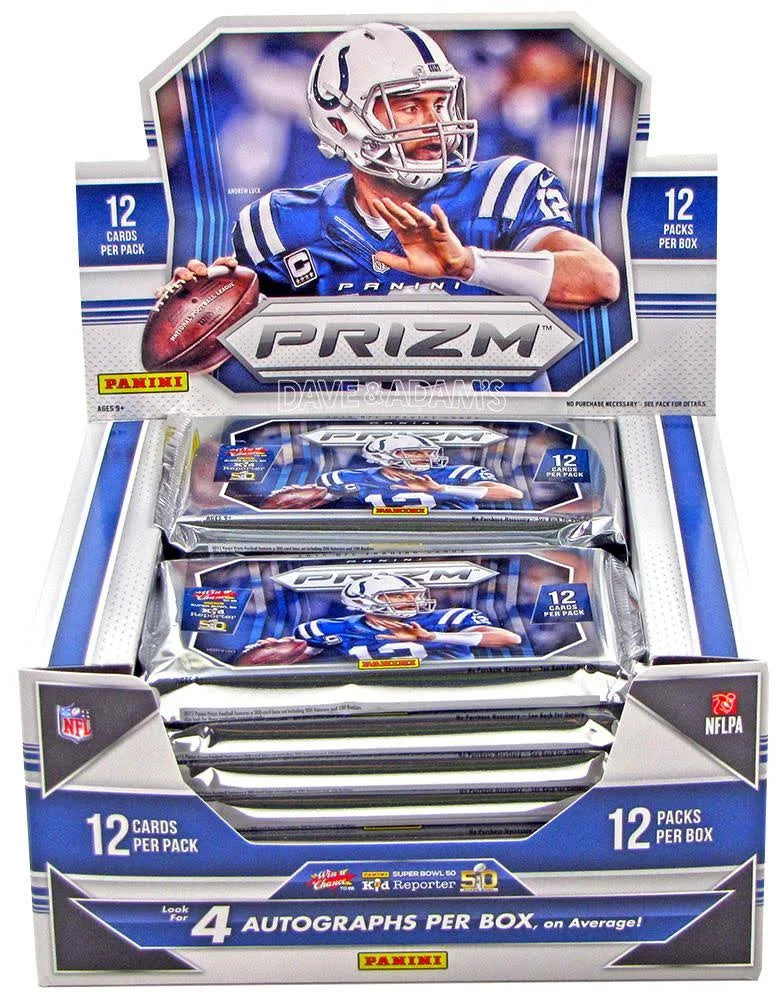 2015 Panini Prizm Football 12 Pack Jumbo Hobby Box Sealed k7