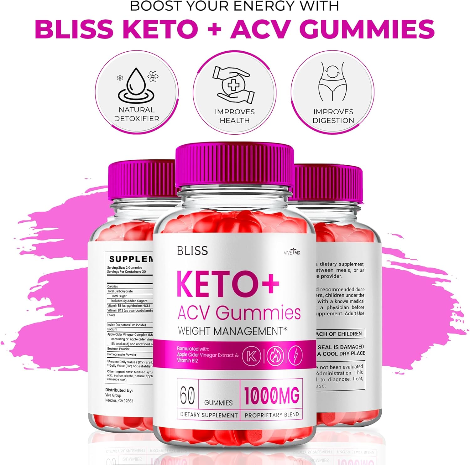Keto ACV Gummies with Apple Cider Vinegar Vitamin B12 Pomegranate q7