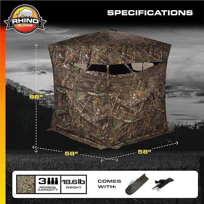 Camo Ground Blind 60x60 a7