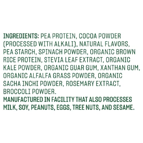 Protein Powder Chocolate Plant Based Vegan 20g Pea Protein7k