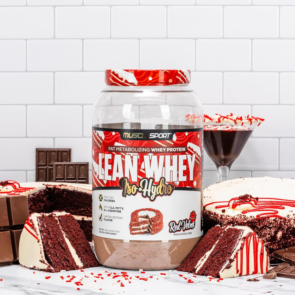 Whey Protein Isolate Powder 25g Per Scoop 2lb Red Velvet k7