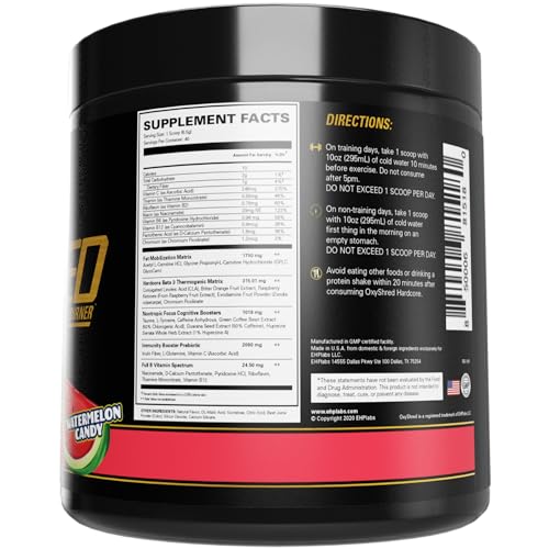 Pre Workout Powder with Caffeine and L Glutamine, Sour Flavor 40 Servings k7
