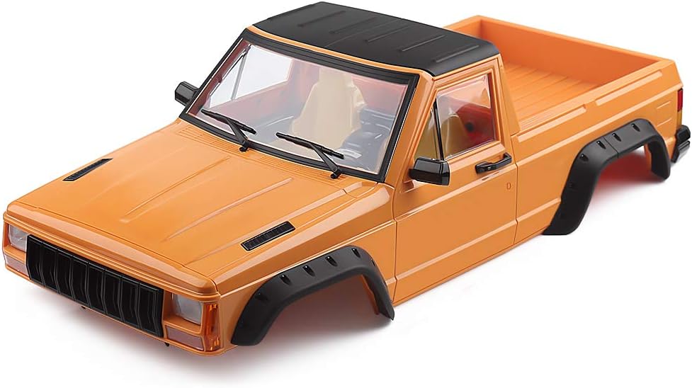 RC Crawler Pickup Truck Shell Kit 313mm Wheelbase White k7m