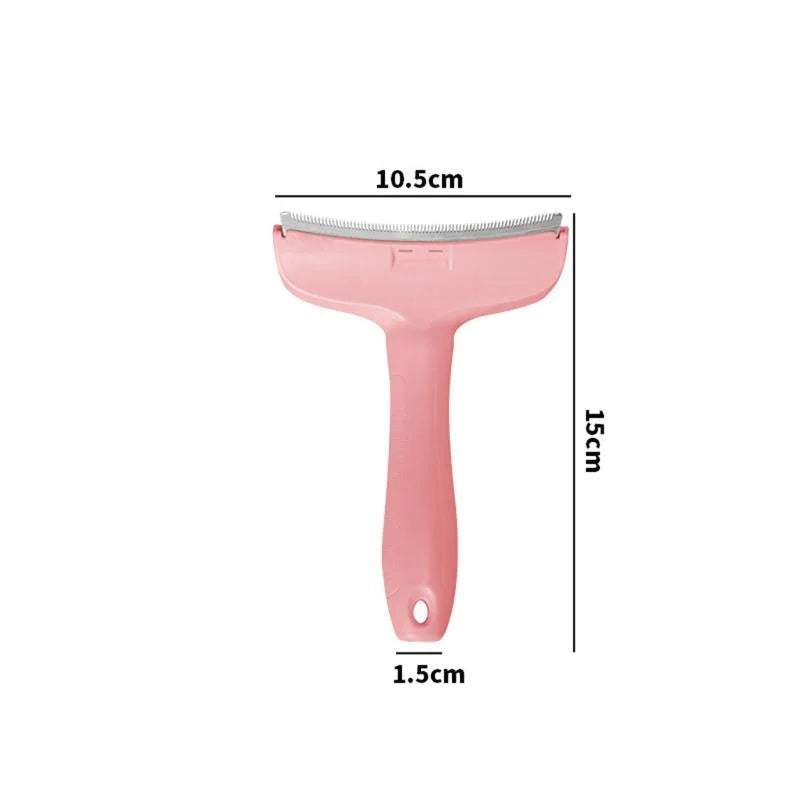 Pet Comb Dematting Hair Removal Tool Double-Sided Brush for Dogs Cats a7