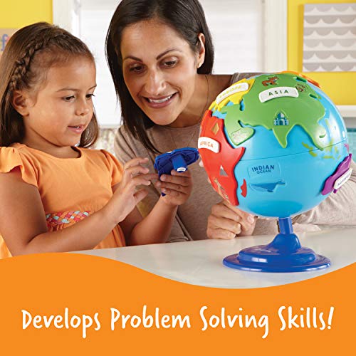 Puzzle Globe for Kids 14 Pieces Ages 3 Preschool Learning Toy k7