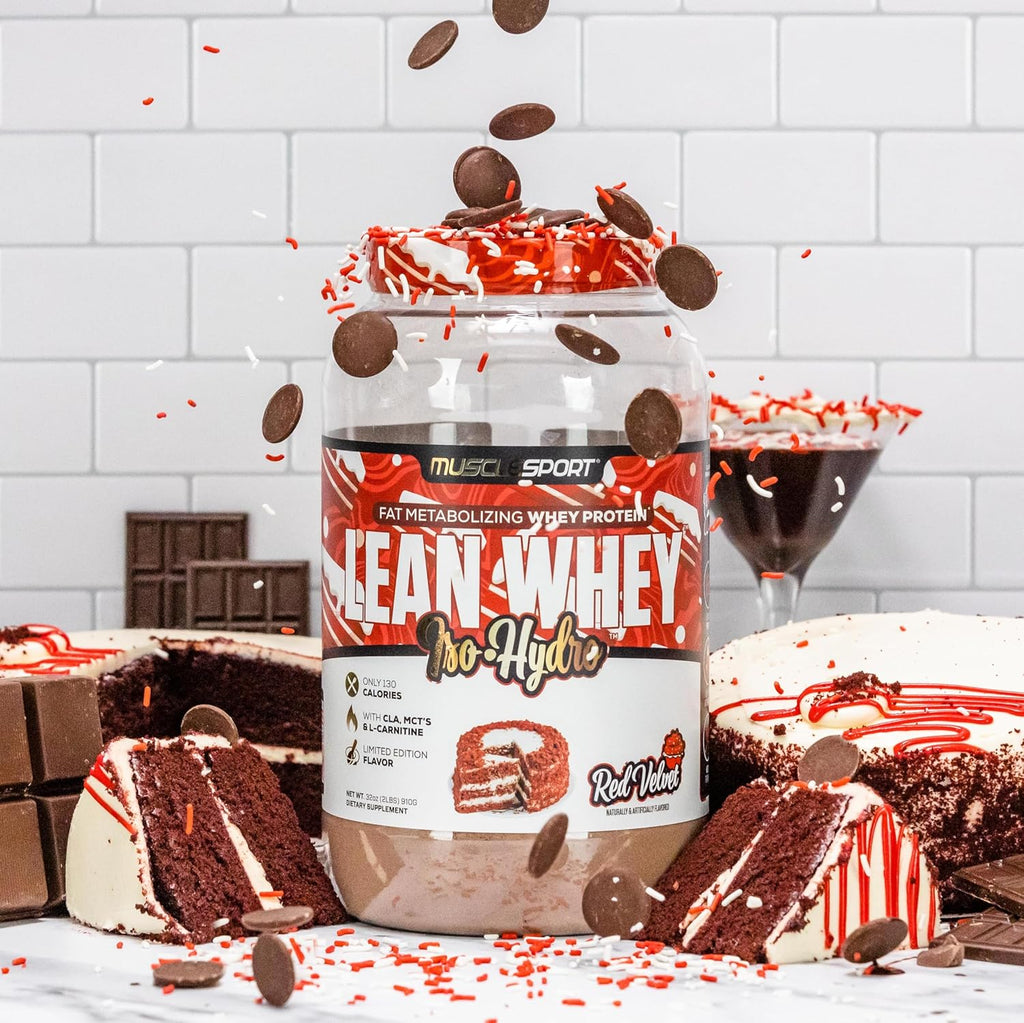 Whey Protein Isolate Powder 25g Per Scoop 2lb Red Velvet k7