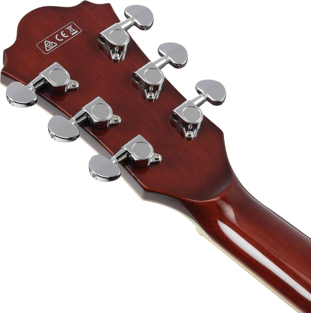 Semi-Hollow Electric Guitar Transparent Indigo Fade k7
