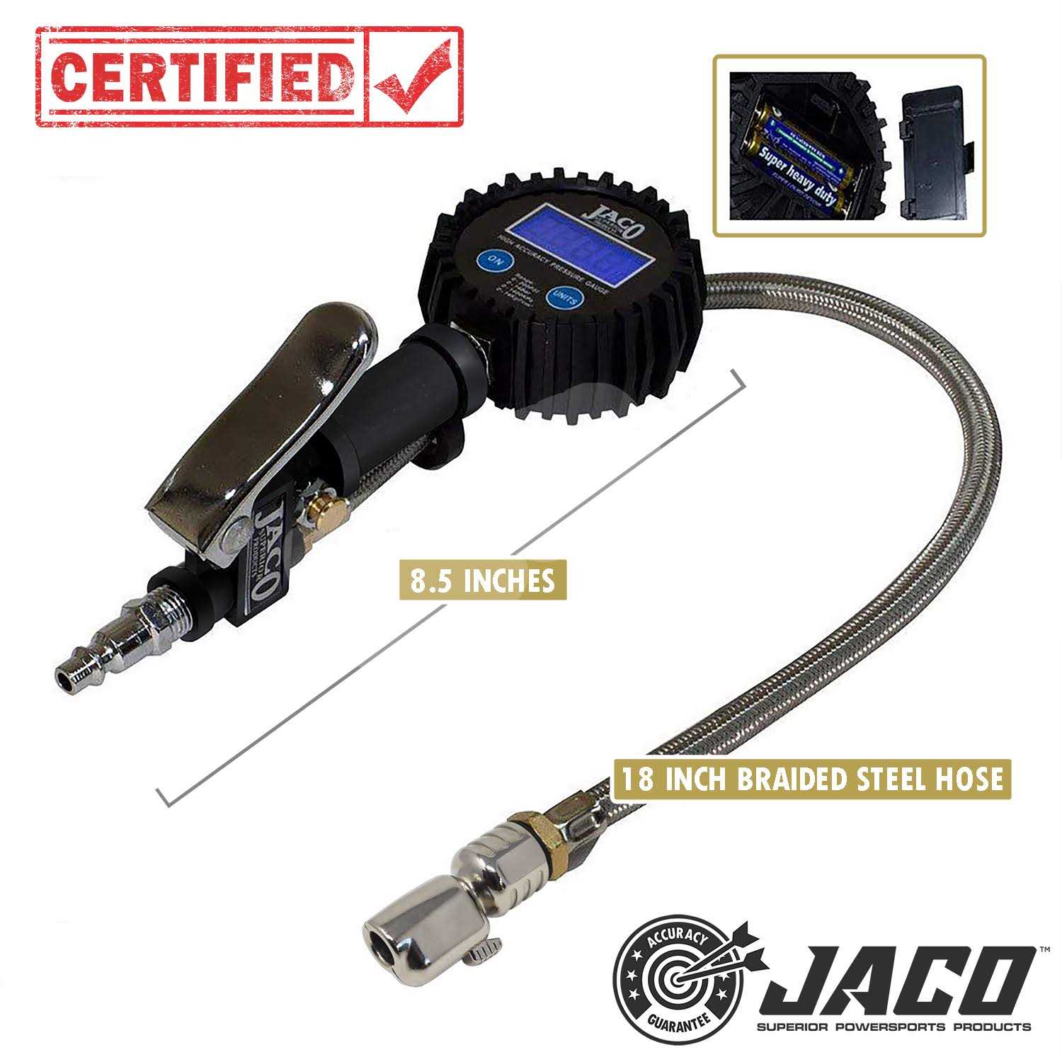 Digital Tire Inflator with Pressure Gauge k7m