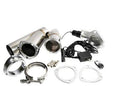 3 inch SS Exhaust Catback Downpipe Cutout E-Cut Out Valve System Manual Electric