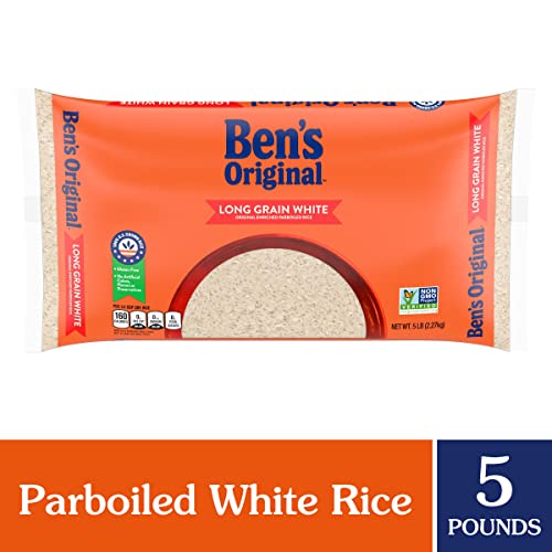 Enriched Long Grain White Rice, Parboiled 5 lb Bag k7