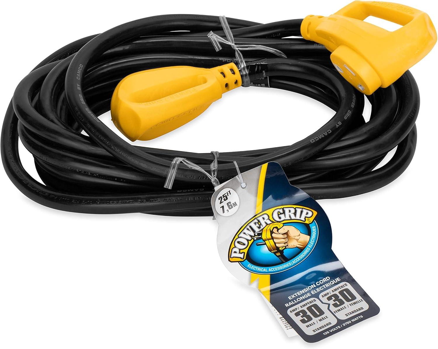 Camco 50ft Heavy-Duty 30-Amp RV Extension Cord k7