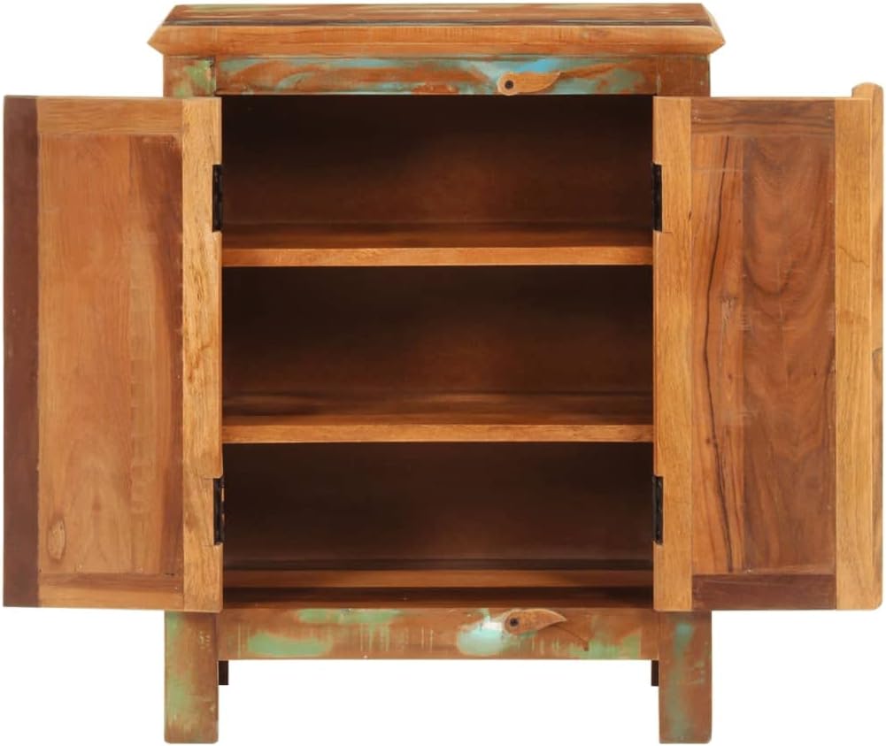 Sideboard with 2 Doors Solid Wood Reclaimed a7