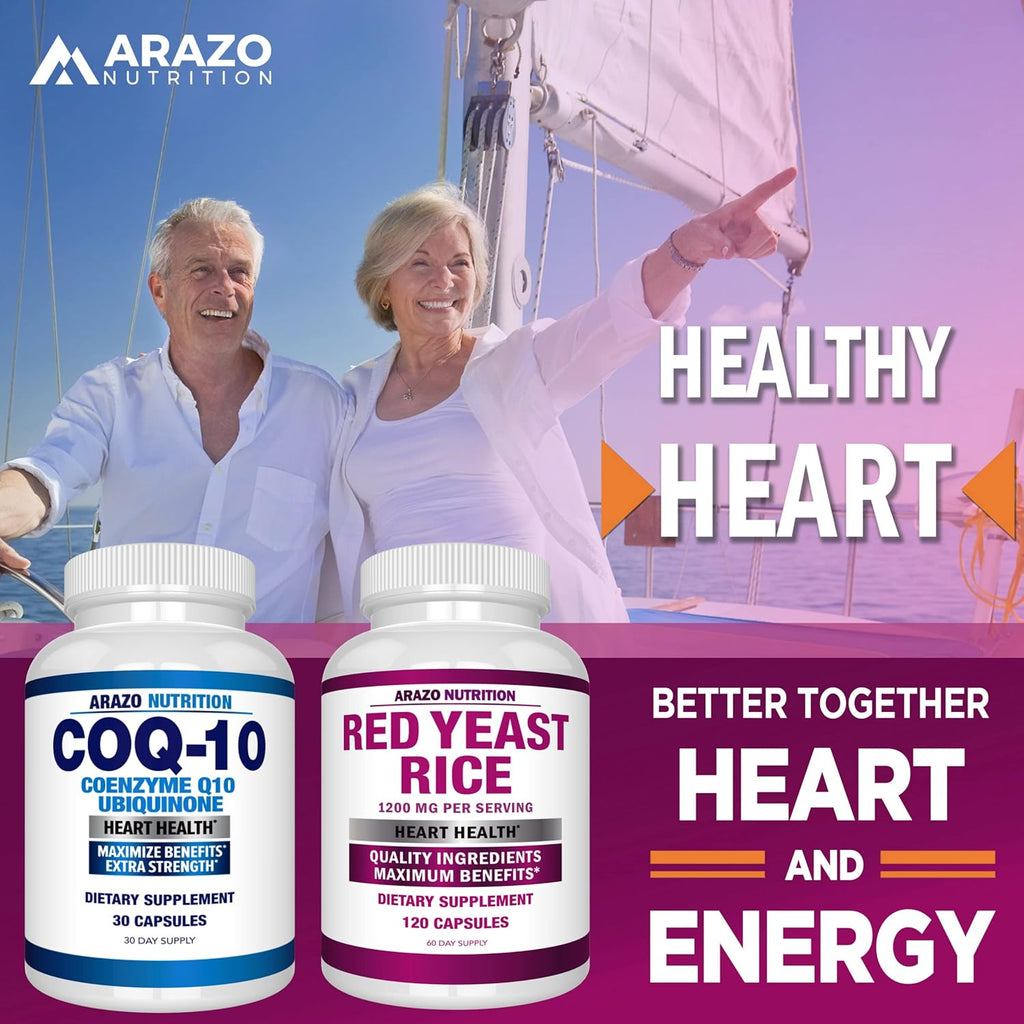 Red Yeast Rice Extract 1200mg Vegetarian Capsules q7