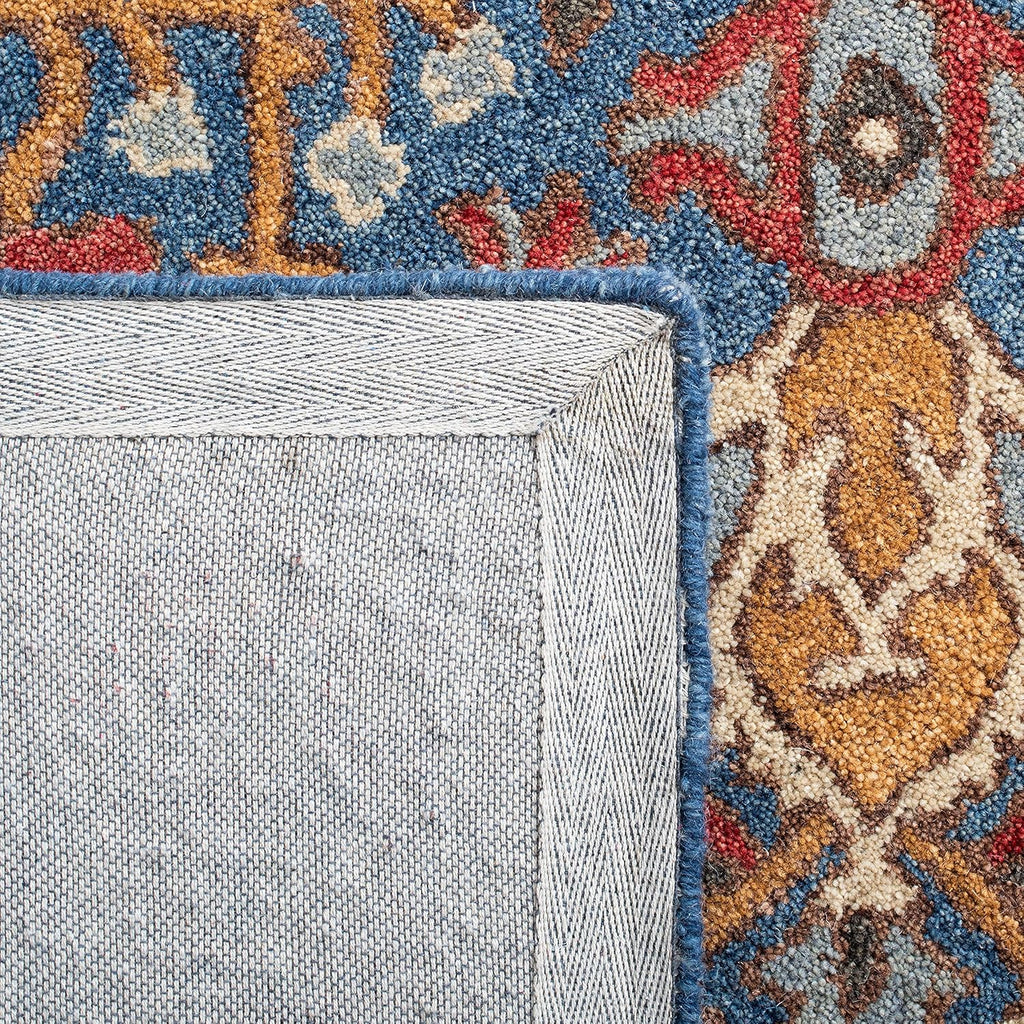 Traditional Wool Area Rug 8x10 Red Blue k7