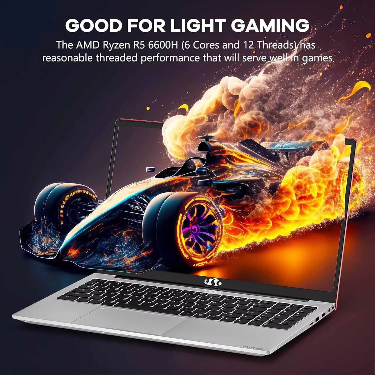 15.6" FHD Gaming Laptop, 16GB DDR5 RAM 1TB SSD, Backlit Keyboard Win 11 k7