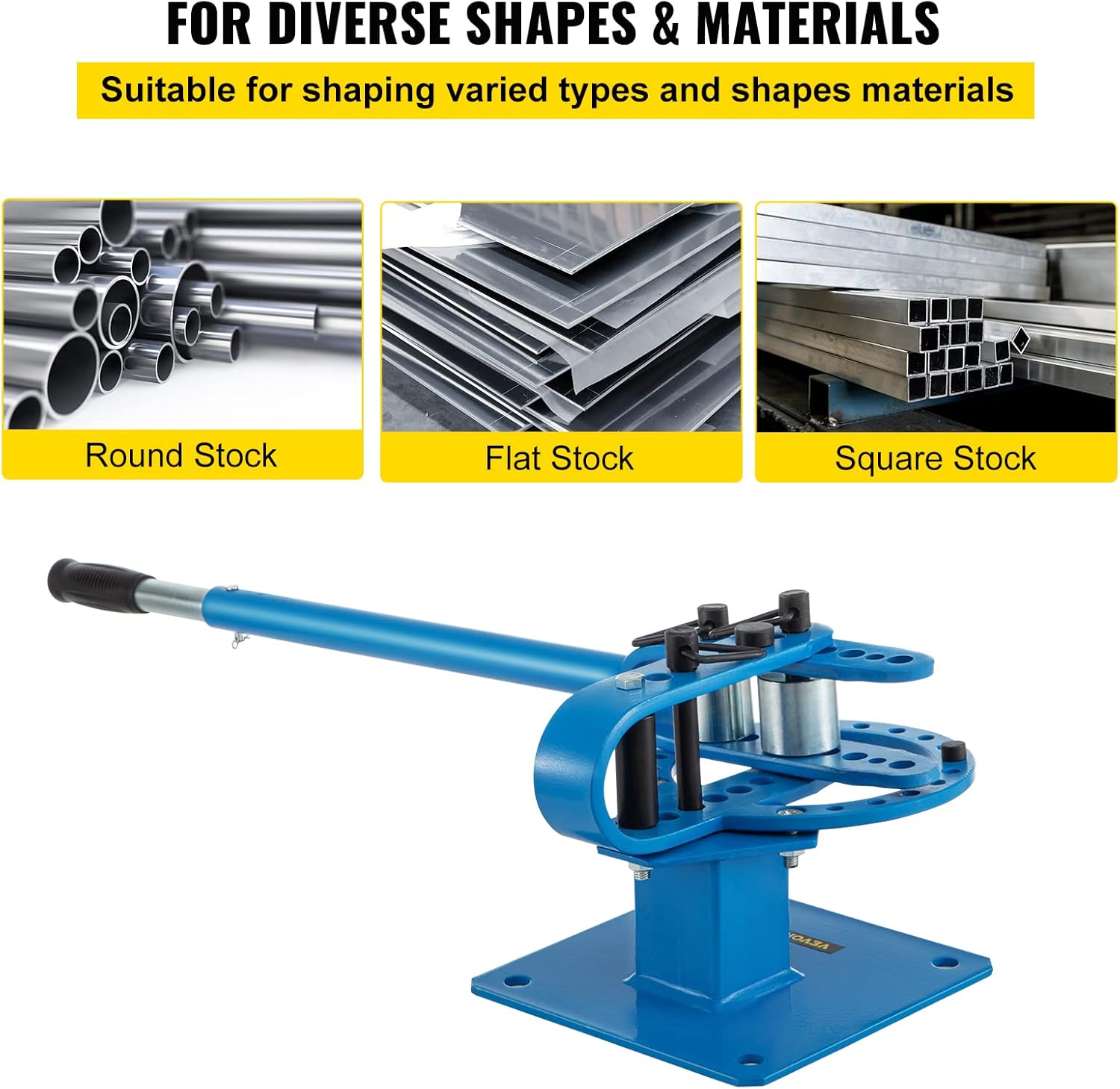 Manual Bench Top Pipe Bender 7 Dies 1-3inch Metal Fabrication k7p