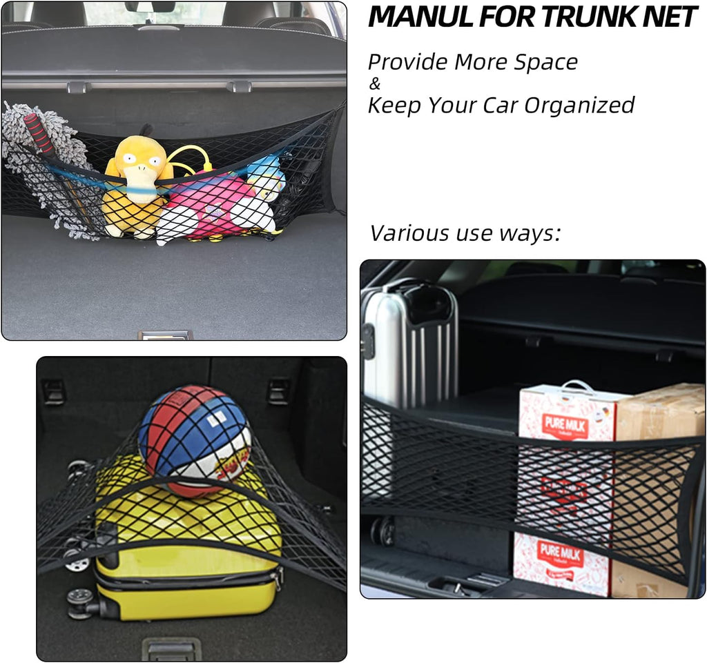 Car Rear Cargo Net Organizer for SUV Trunk a7