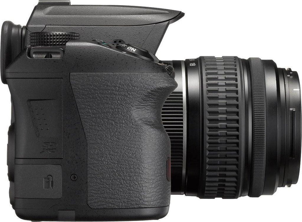 Digital SLR Camera Black 18-55mm 55-300mm Lenses q7