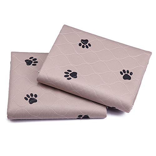 Washable Dog Pee Pads with Grooming Gloves, Reusable Training Mat a7
