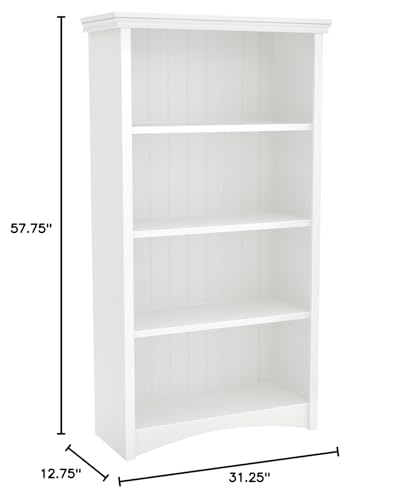 Bookcase 4-Shelf Gray Maple a7