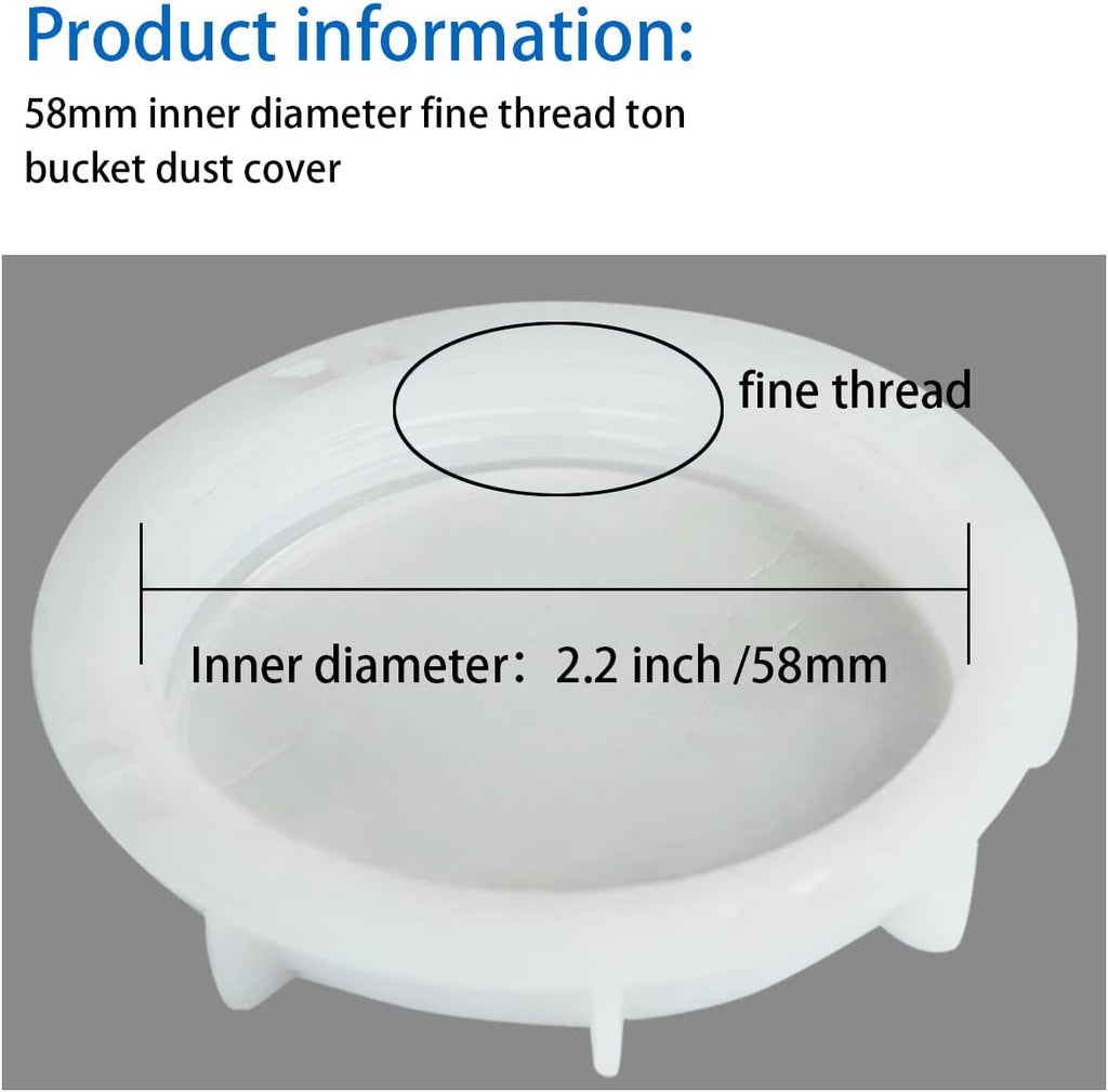 IBC Tote Valve Dust Cap 58mm Female Thread 5 Pack k7m