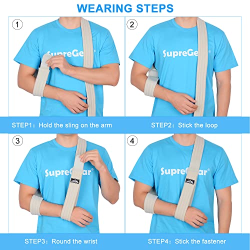 Arm Sling Adjustable Shoulder Support for Injury Recovery M7k