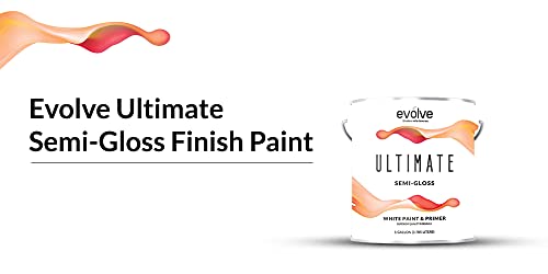 White Interior Exterior Paint Primer Flat Sheen Gallon a7