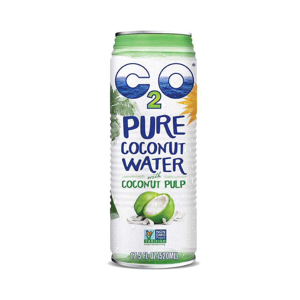 Coconut Water with Pulp, No Added Sugar, 17.5 fl oz Pack of 12 k7