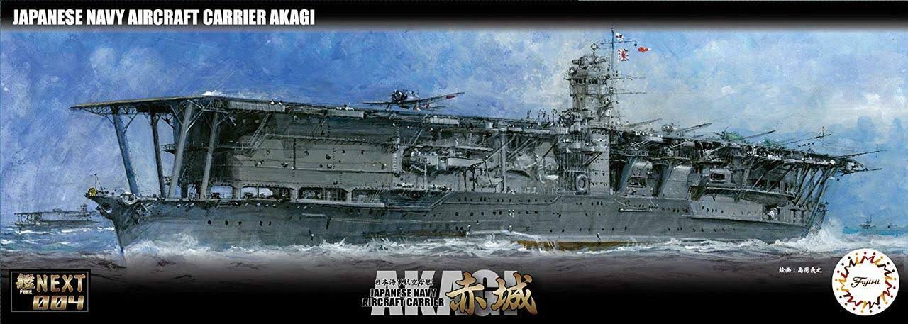 Plastic Model Aircraft Carrier Akagi k7m