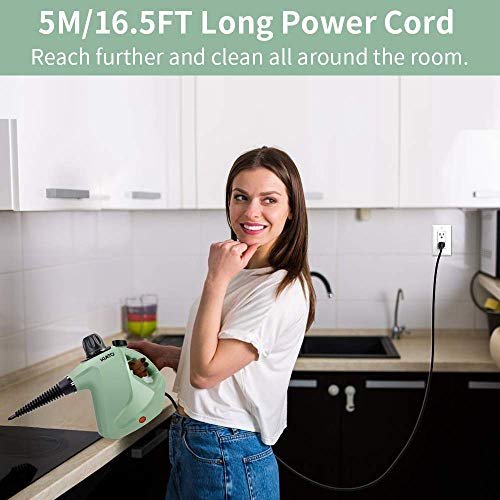 Handheld Steam Cleaner for Upholstery Home Car Office Purple k7m