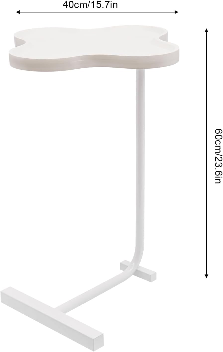 C Shaped Side Table Modern Curved End Table for Living Room Bedroom k7
