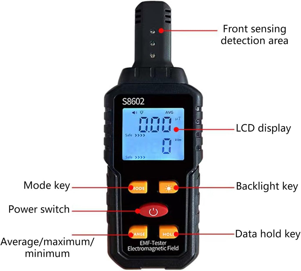 Nuclear Radiation Detector Dosimeter EMF Meter a7