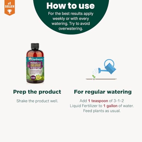 Aloe Vera Plant Fertilizer 3-1-2 Concentrate for Indoor Plants 32oz k7