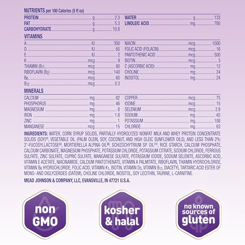 Baby Formula with DHA, Brain and Immune Support, 32 Oz k7