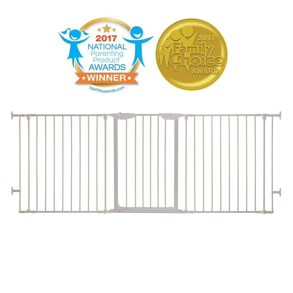 Baby Gate for Stairs White a7