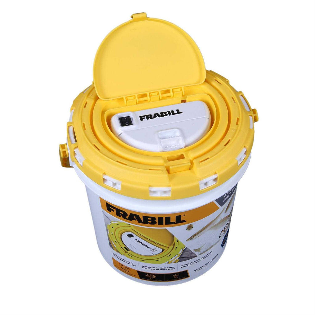 Fish Bait Bucket with Aerator Built-In k7m