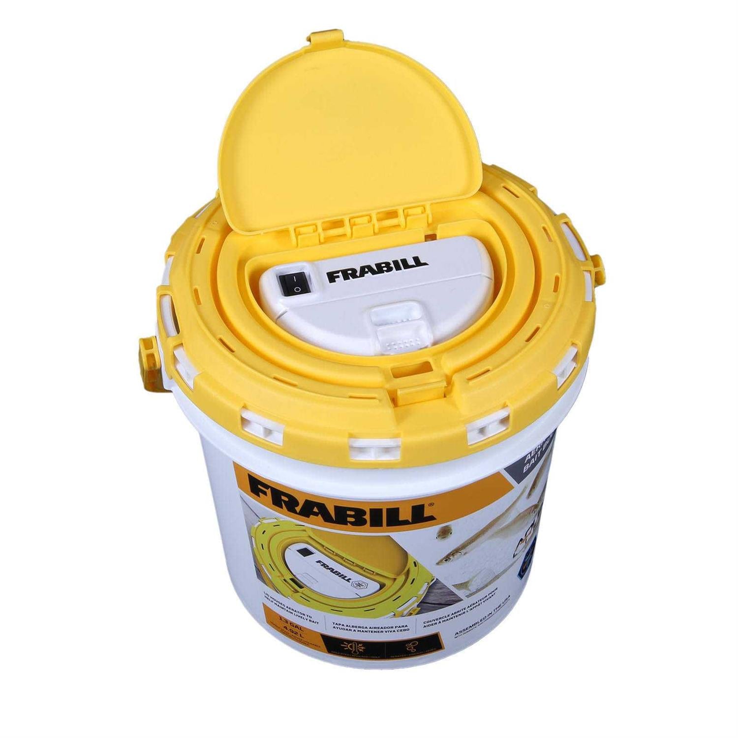 Fish Bait Bucket with Aerator Built-In k7m