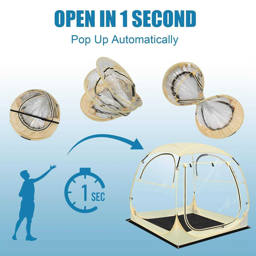 Pop-Up Bubble Tent Outdoor 1-6 Person a7