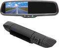 for Toyota Tacoma 2005-2014 Tailgate Handle Backup Reverse Camera & 4.3" Rear View Interior Auto Adjusting Brightness LCD Mirror Monitor Replacement Car Safety Parking Cameras(Removable Guideline)