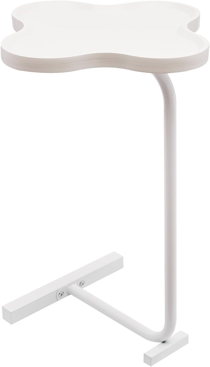C Shaped Side Table Modern Curved End Table for Living Room Bedroom k7