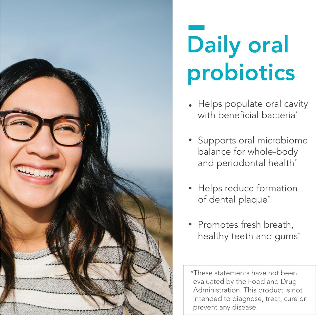 Oral Probiotic Mint Tablets for Teeth & Breath Care q7