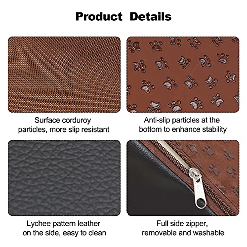 Pet Stairs 2 Tiers Washable Zippered Cover Removable Ramp Black k7