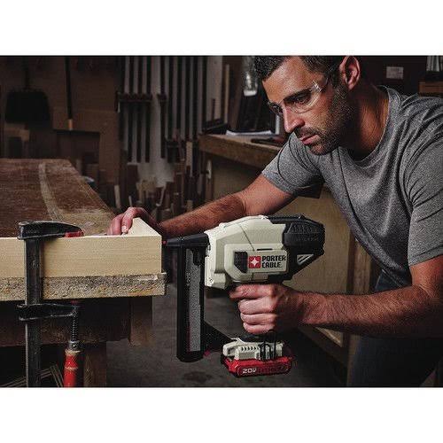 Cordless 18 Gauge Narrow Crown Stapler Kit a7