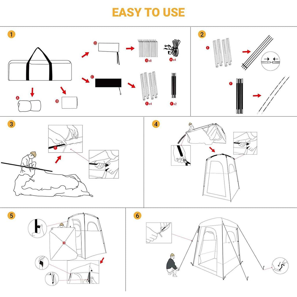 Camping Shower Tent Portable Privacy Outdoor a7