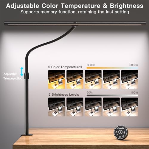 Desk Lamp with Remote Control and Adjustable Brightness 7k